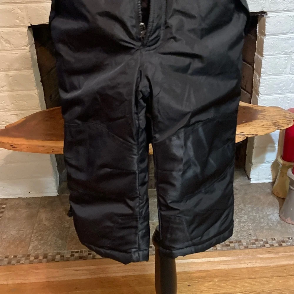 Spyder Black Kids Insulated Ski Bib 4T new condition